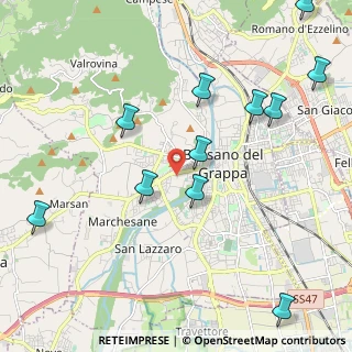 Mappa Via Schio, 36061 Bassano del Grappa VI, Italia (2.48909)