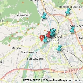 Mappa Via Schio, 36061 Bassano del Grappa VI, Italia (1.56455)