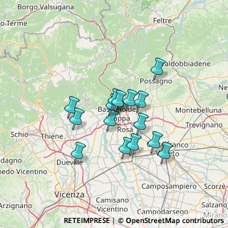 Mappa Via Schio, 36061 Bassano del Grappa VI, Italia (10.376)