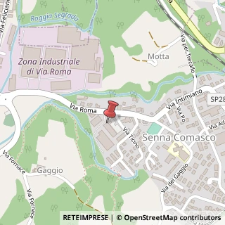 Mappa Via Ticino, 2, 22070 Senna Comasco, Como (Lombardia)