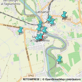 Mappa Viale della Pace, 30028 San Michele Al Tagliamento VE, Italia (0.86273)