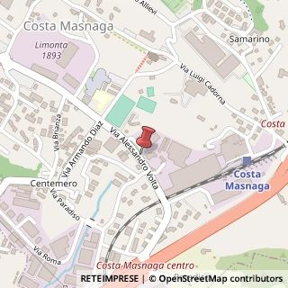 Mappa Via Alessandro Volta, 7B, 23845 Costa Masnaga, Lecco (Lombardia)