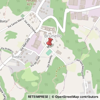 Mappa Via Giuseppe Verdi, 17, 21020 Brunello, Varese (Lombardia)