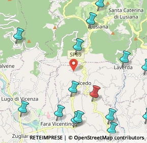 Mappa Via Fontana, 36040 Salcedo VI, Italia (2.906)