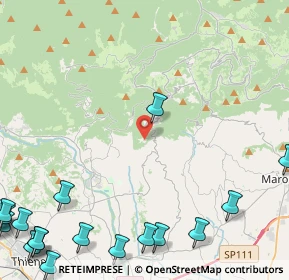 Mappa Via Fontana, 36040 Salcedo VI, Italia (7.68)