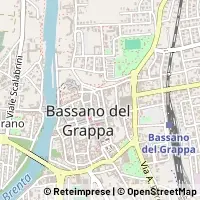 Kaart Bassano del Grappa