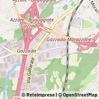 Mapa Gazzada Schianno