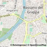 Hartă Bassano del Grappa