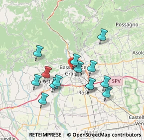 Mappa Via Macello, 36061 Bassano del Grappa VI, Italia (6.47357)