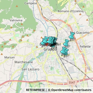 Mappa Via S. Donato, 36061 Bassano del Grappa VI, Italia (0.7475)