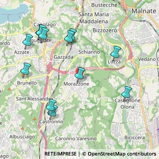 Mappa Via XXVI Agosto, 21040 Morazzone VA, Italia (2.44083)