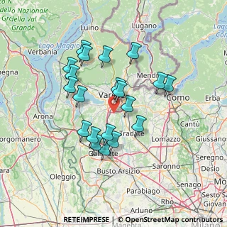 Mappa Via XXVI Agosto, 21040 Morazzone VA, Italia (12.6)