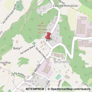Mappa Via Santa Maria, 21020 Brunello VA, Italia, 21020 Brunello, Varese (Lombardia)
