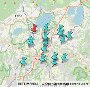 Mappa 23845 Costa Masnaga LC, Italia (2.9075)