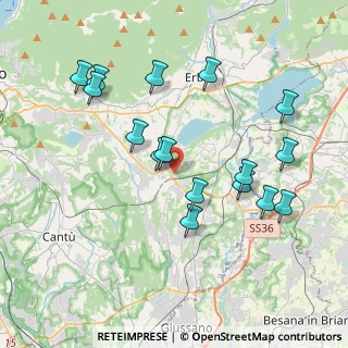 Mappa 22040 Anzano del Parco CO, Italia (3.92313)