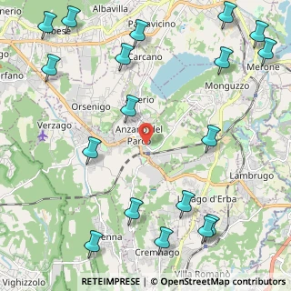 Mappa 22040 Anzano del Parco CO, Italia (3.07)