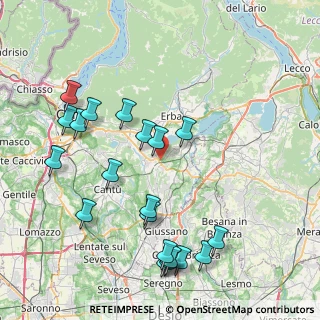 Mappa 22040 Anzano del Parco CO, Italia (9.102)