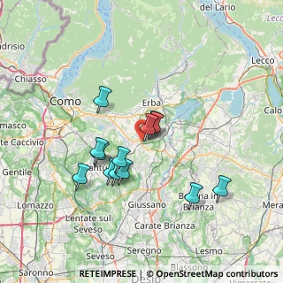 Mappa 22040 Anzano del Parco CO, Italia (5.96846)