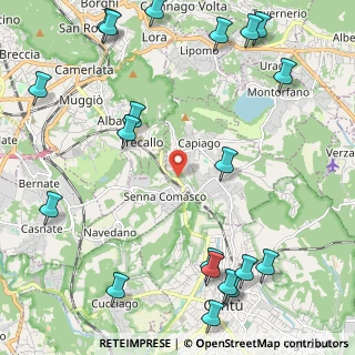 Mappa Via Canturina, 22070 Capiago Intimiano CO, Italia (3.0625)