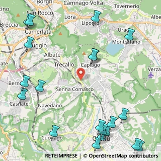 Mappa Via Canturina, 22070 Capiago Intimiano CO, Italia (3.2445)