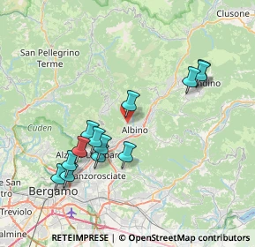 Mappa Via Firenze, 24021 Albino BG, Italia (7.56077)