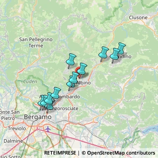 Mappa Via Firenze, 24021 Albino BG, Italia (6.735)