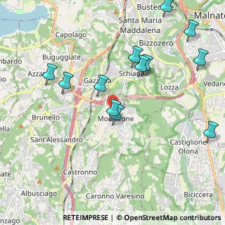 Mappa Via G. Mameli, 21040 Morazzone VA, Italia (2.24417)