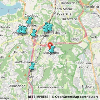 Mappa Via G. Mameli, 21040 Morazzone VA, Italia (1.97727)