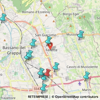 Mappa Via Don Pietro Gheno, 36060 Romano D'ezzelino VI, Italia (2.60231)