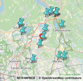 Mappa Via Provinciale per Sirone, 23843 Dolzago LC, Italia (7.94067)