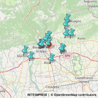 Mappa Via Don G. Tescaro, 36060 Romano D'ezzelino VI, Italia (5.40533)