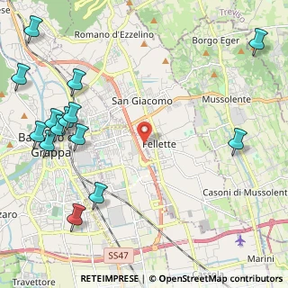 Mappa Via Don G. Tescaro, 36060 Romano D'ezzelino VI, Italia (3.02929)