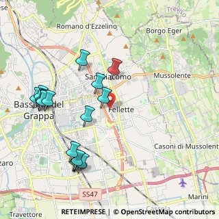 Mappa Via Don G. Tescaro, 36060 Romano D'ezzelino VI, Italia (2.26353)