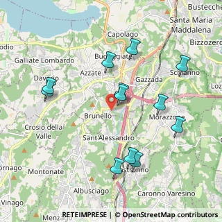 Mappa Via Collodri, 21020 Castronno VA, Italia (2.01)