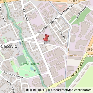 Mappa Via guglielmo marconi 24, 22075 Lurate Caccivio, Como (Lombardia)
