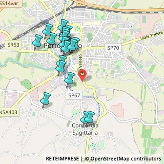 Mappa Via Friuli, 30026 Portogruaro VE, Italia (1.029)
