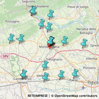 Mappa Via A. Vivaldi, 31044 Montebelluna TV, Italia (8.3525)