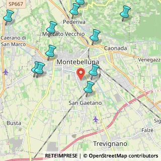 Mappa Via A. Vivaldi, 31044 Montebelluna TV, Italia (2.62)