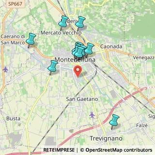 Mappa Via A. Vivaldi, 31044 Montebelluna TV, Italia (1.69917)