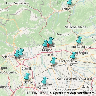 Mappa Bassano Del Grappa-St.Fs, 36061 Bassano del Grappa VI, Italia (17.33167)