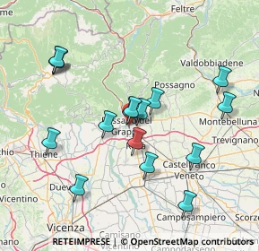 Mappa Bassano Del Grappa-St.Fs, 36061 Bassano del Grappa VI, Italia (14.56188)