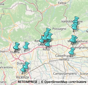 Mappa Bassano Del Grappa-St.Fs, 36061 Bassano del Grappa VI, Italia (15.7575)
