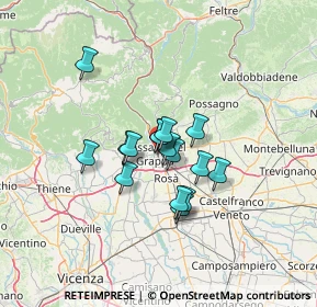 Mappa Bassano Del Grappa-St.Fs, 36061 Bassano del Grappa VI, Italia (8.78375)