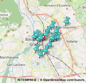 Mappa Bassano Del Grappa-St.Fs, 36061 Bassano del Grappa VI, Italia (0.99563)