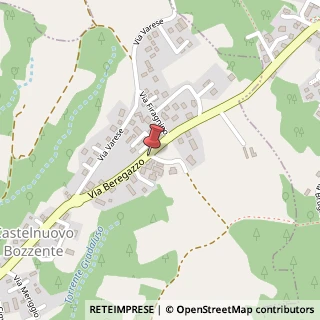 Mappa Via beregazzo 4/b, 22070 Castelnuovo Bozzente, Como (Lombardia)
