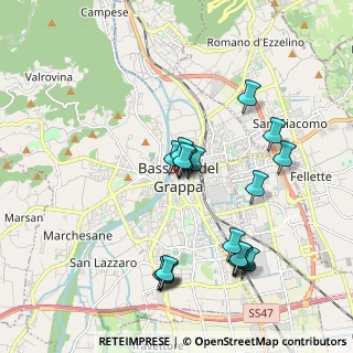 Mappa Vicolo Zudei, 36061 Bassano del Grappa VI, Italia (1.881)
