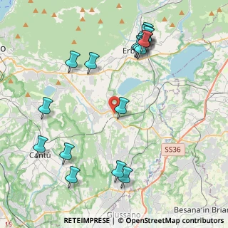 Mappa Via Valera, 22040 Anzano del Parco CO, Italia (4.90944)