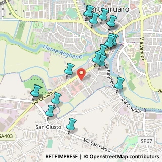 Mappa Via Ragazzi del, 30026 Portogruaro VE, Italia (0.57)