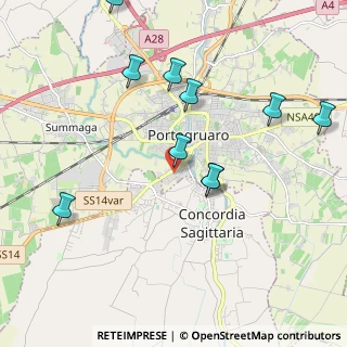 Mappa Via Ragazzi del, 30026 Portogruaro VE, Italia (2.39455)