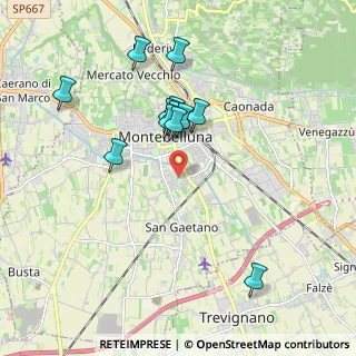 Mappa Piazza Tartini Giovanni, 31044 Montebelluna TV, Italia (1.72833)